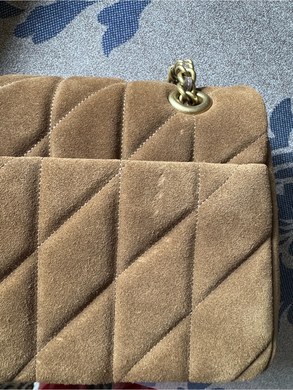 Coach Quilted Tabby 26 Shoulder Bag in Cedar with Gold Hardware - Picture 7 of 9